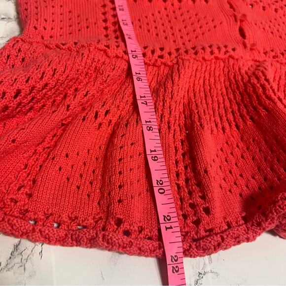 NWT Anthropologie Pilcro Pointelle Babydoll Sweater Sz M - Picture 9 of 9